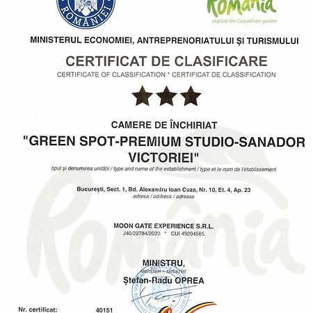 Green Spot - Premium Studio - Sanador Victoriei Букурещ Екстериор снимка